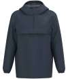 NS616 Native Spirit Unisex Waterproof 1/4 Zip Windbreaker Navy colour image